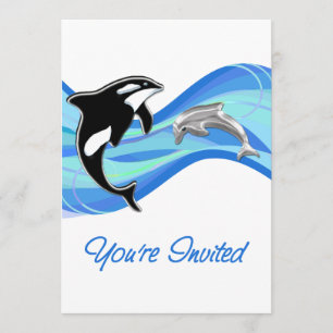 Orca & Dolphin in the Waves You've Kaart