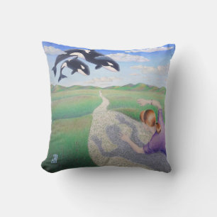 Orca Dreams: "Het is ook mijn planeet!" Kussen