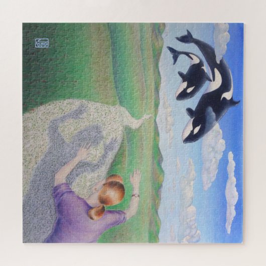 Orca Dreams: "Het is ook mijn planeet!" Legpuzzel (Horizontaal)