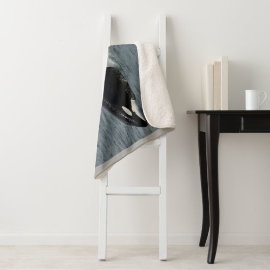 Orca en Calf Sherpa Deken (In situ)