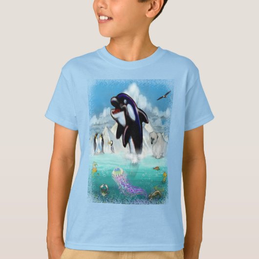 Orca en Friends T-shirt (Voorkant)