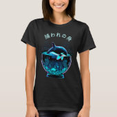 Orca End Captivity Free The Orcas Marine Protectio T-shirt (Voorkant)
