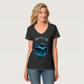 Orca End Captivity Free The Orcas Marine Protectio T-shirt (Voorkant volledig)