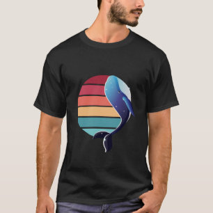 Orca Familie Vintage Retro Kunst, Moordenaarwalvis T-shirt