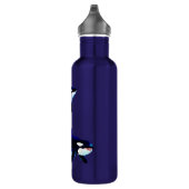 Orca Familie Waterfles (Rechts)