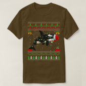 Orca Fish Lover Matching Ugly Orca KerstSweat T-shirt (Design voorkant)