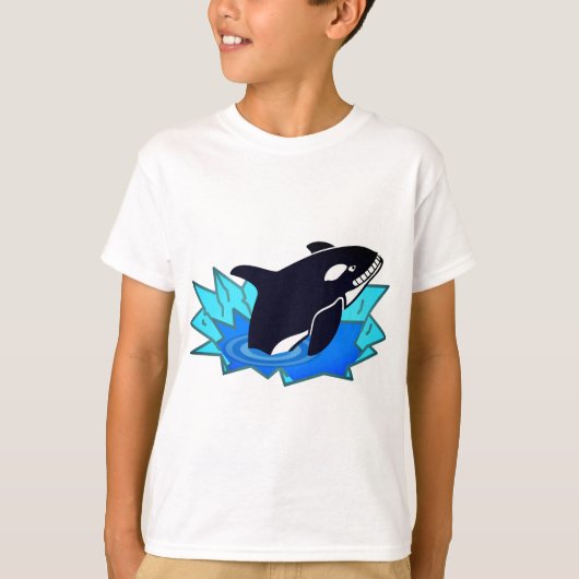 Orca, Fish, Penguin Enemy T-shirt (Voorkant)
