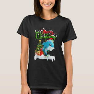 Orca Fish Xmas Decorations Santa Orca Kerstmis T T-shirt