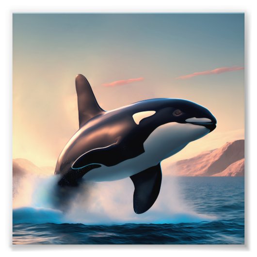 Orca Foto Afdruk (Voorkant)