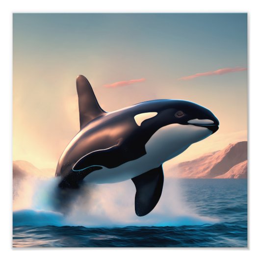 Orca Foto Afdruk (Voorkant)