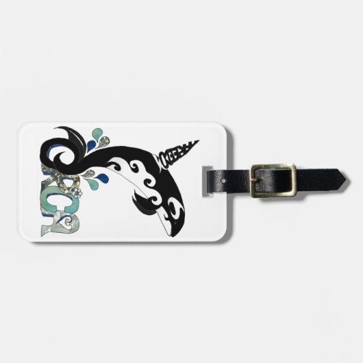 Orca Freedom Art Bagagelabel (Voorkant horizontaal)