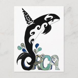 Orca Freedom Art Briefkaart