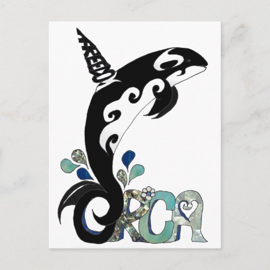 Orca Freedom Art Briefkaart (Voorkant)