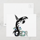 Orca Freedom Art Briefkaart (Voorkant / Achterkant)