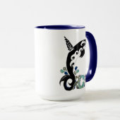 Orca Freedom Art Coffee Mok (Voorkant rechts)