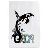 Orca Freedom Art Gift Bag Medium Cadeauzakje (Achterkant)