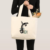 Orca Freedom Art Grote Tote Bag (Voorkant (product))