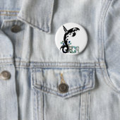 Orca Freedom Art Ronde Button 5,7 Cm (In situ)