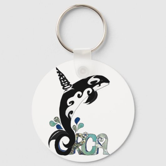 Orca Freedom Art Sleutelhanger (Voorkant)
