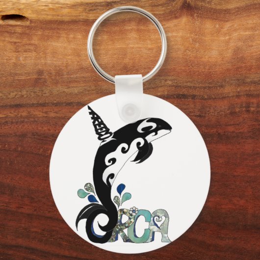 Orca Freedom Art Sleutelhanger (Voorkant)