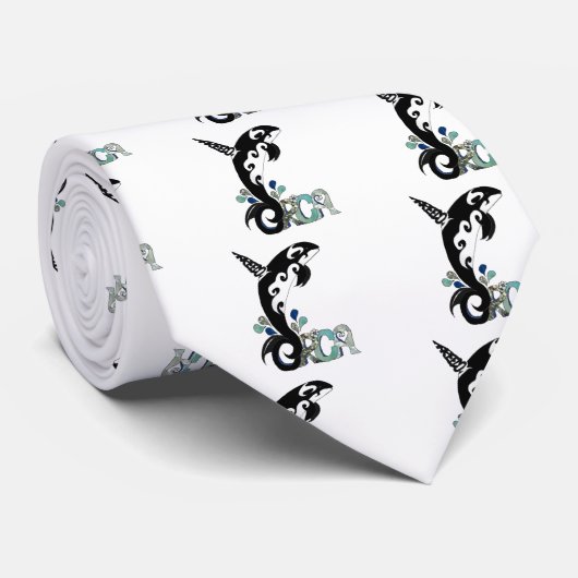 Orca Freedom Art Stropdas (Opgerold)