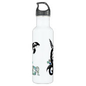 Orca Freedom Art Water Bottle Waterfles (Achterkant)
