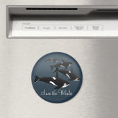Orca Fridge Magnet Custom Killer Whale Art Magnet (Insitu (Vaatwasser))