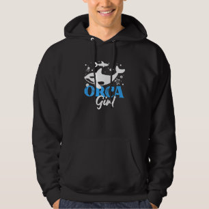 Orca Grafisch Voor Vrouwen Meisjes Kinderen Walvis Hoodie