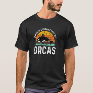 Orca Graphic for Women Mannen Kinder Whale Pul Hoo T-shirt