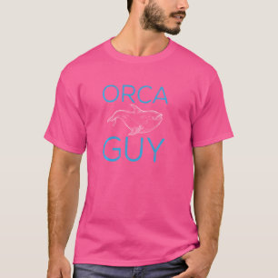Orca Graphic voor jongens Mannen Kinder walvis Pul T-shirt
