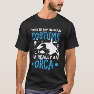 Orca Graphic voor vrouwelijke Mannen Kinder hoes v T-shirt