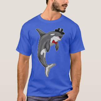 Orca Groom Cylinder Wedding T-shirt