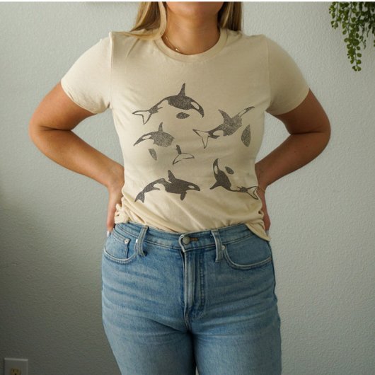 Orca Grunge esthetisch T-shirt
