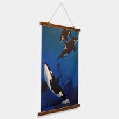 Orca Hangend Wandkleed (Gebogen)