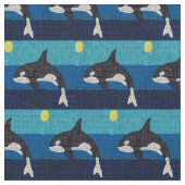 Orca - Ivory Linen Fabric Stof (Close Up)