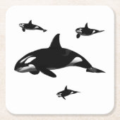 Orca Kartonnen Onderzetters (Voorkant)
