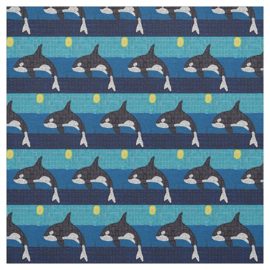 Orca - Katoenen Twill Stof (Swatch)