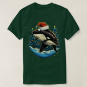 Orca Kerstmis T-shirt (Design voorkant)