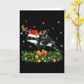 Orca Kerstverlichting Rendier Kerstman Hoed Orca K Kaart (Gele Bloem)