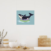 Orca kiddie pool poster (Keuken)