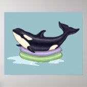 Orca kiddie pool poster (Voorkant)