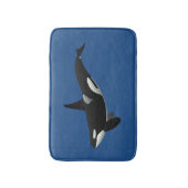 Orca Killer Whale Bath Mat (Voorkant Verticaal)