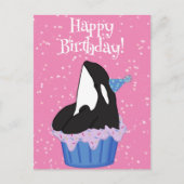  orca Killer Whale Birthday Briefkaart (Voorkant)