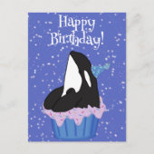  orca Killer Whale Birthday Briefkaart (Voorkant)
