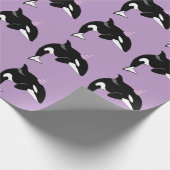 Orca Killer Whale Birthday Cadeaupapier (Hoek)