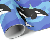 Orca Killer Whale Birthday  Cadeaupapier (Rol Hoek)