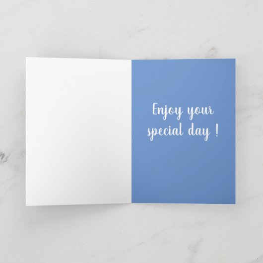  orca Killer Whale Birthday Kaart (Binnen)