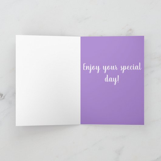 orca Killer Whale Birthday Kaart (Binnen)