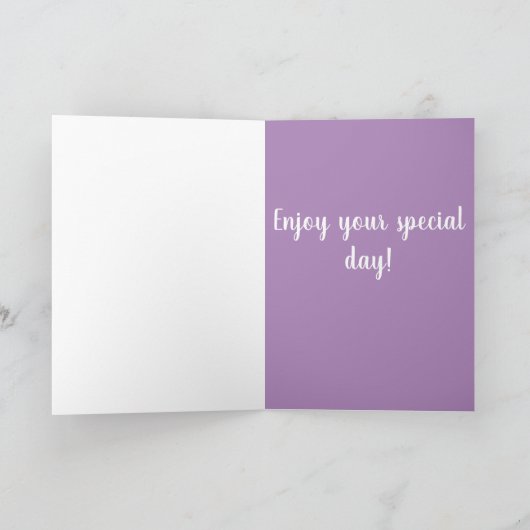  orca Killer Whale Birthday Kaart (Binnen)