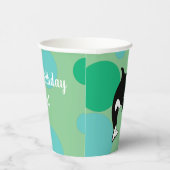 orca Killer Whale Birthday Papieren Bekers (Rechts)